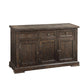 Landon Salvaged Brown Wood Finish Sideboard Server