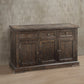 Landon Salvaged Brown Wood Finish Sideboard Server