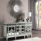 Varian Mirrored and Platinum Finish Sideboard Server