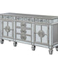 Varian Mirrored and Platinum Finish Sideboard Server