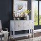 House Marchese Pearl Grey Elegant Server Sideboard