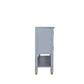 House Marchese Pearl Grey Elegant Server Sideboard