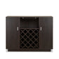 Hazen Omega Expresso Wine Storage Sideboard Server