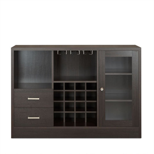 Hazen Open Expresso Wine Storage Sideboard Server