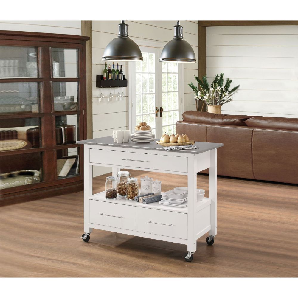 Ottawa Stainless Steel Top Kitchen Cart