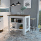 Coconut Grove Open Shelf Kitchen Island