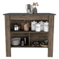 Coconut Grove Open Shelf Kitchen Island