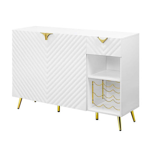 Gaines High White Gloss Finish Sideboard Server