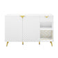 Gaines High White Gloss Finish Sideboard Server